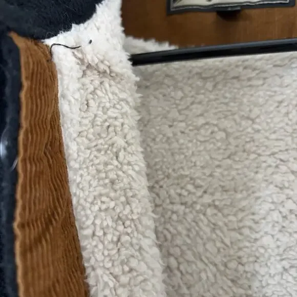 Jachs NY Men's Medium Wool Blend Sherpa Lined Shacket Gorpcore Outdoor Camp Hike - Picture 6 of 12